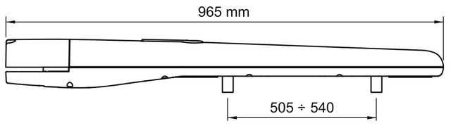 Габаритні розміри NICE ТО5024НЅ