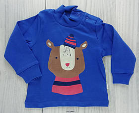 Гольф для хлопчиків 5 місяців Ріст 68 Інтерлок Синій Бавовна ГФ22(68) Бембі Україна