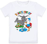 Детская футболка "Beast Forest" (белая)