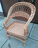 Крісло з лози Звичайне, фото 6