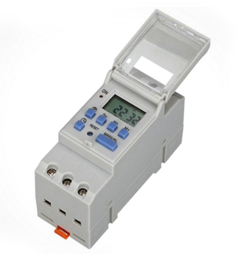 Реле часу TCH15A на дін рейку програмоване 220 В навантаження до 16 А