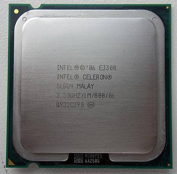 Процесор Intel Celeron Dual-Core E3300 2.50GHz/1M/800 (SLGU4) s775, tray