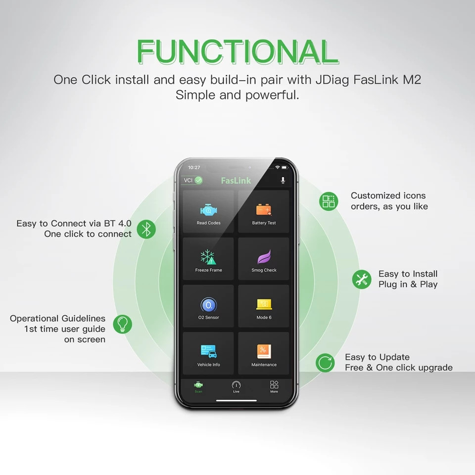 Диагностический сканер Elm327 FastLink M2 Bluetooth 4.0 Android IOS  (ID#916429569), цена: 1250 ?, купить на Prom.ua