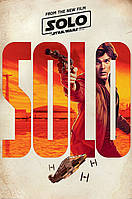 Постер плакат "Хан Соло: Звёздные Войны / Solo: A Star Wars Story (Solo Teaser)" 61x91.5см (ps-00787)