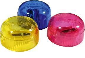 Точилка KUM пластиковая  210K Ice с контейнером круглый, фото 1