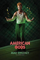 Постер плакат "Американские Боги (Мэд Суини) / American Gods (Mad Sweeney) " 61x91.5см (ps-00245)