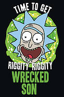 Постер плакат "Рик и Морти / Rick and Morty (Wrecked Son)" 61x91.5см (ps-00221)