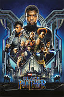 Постер плакат "Чёрная Пантера (Все Вместе) / Black Panther (One Sheet)" 61x91.5см (ps-00212)