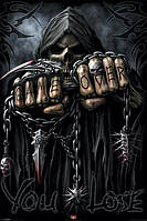 Постер плакат "Конец Игры / Game Over Reaper (Spiral)" 61x91.5см (ps-00129)