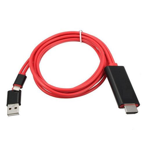 MiraScreen Адаптер, Переходник с Lightning на HDMI для IPhone, 1.8м ...