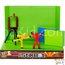 Набір фігурок для анімаційної творчості StikBot з анімаційною студією сценою та штативом для зйомки JM-03, фото 5
