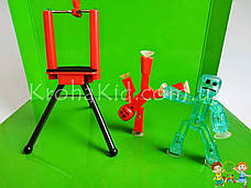 Набір фігурок для анімаційної творчості StikBot з анімаційною студією сценою та штативом для зйомки JM-03, фото 4