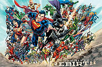 Постер плакат "Лига Справедливости (Возрождение) / Justice League (Rebirth)" 91.5x61см (ps-0039)