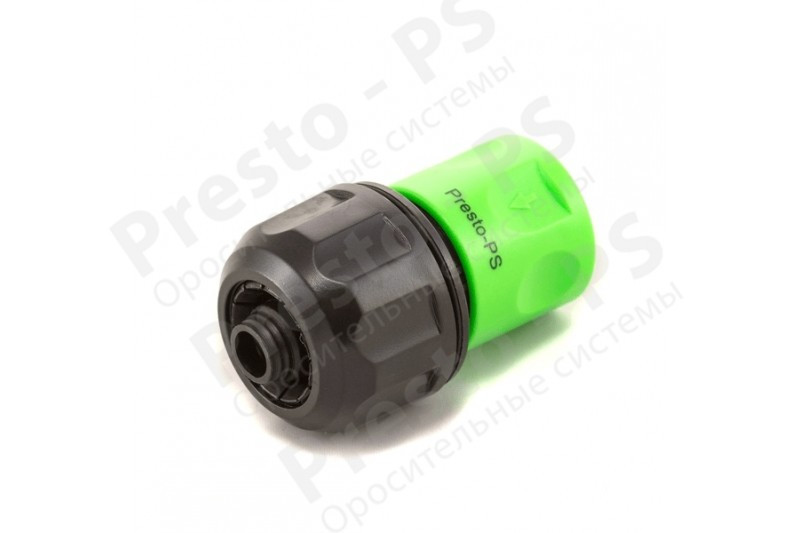 Коннектор Presto-PS для шланга 1/2"-5/8"-3/4" без аквастопа (4134)