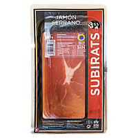 Хамон SUBIRATS JAMON SERRANO нарізка без глютену, 100 г Іспанія