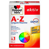 Doppelherz A-Z Depot Tabletten, 40 St. Биологически активная добавка Допельгерц от А до Цинка