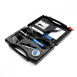 Паяльний набір у кейсі WEP 947-III (паяльник із вимикачем 60 W, рег. t 200-450 г C, жала 900M 6 шт., інструмен