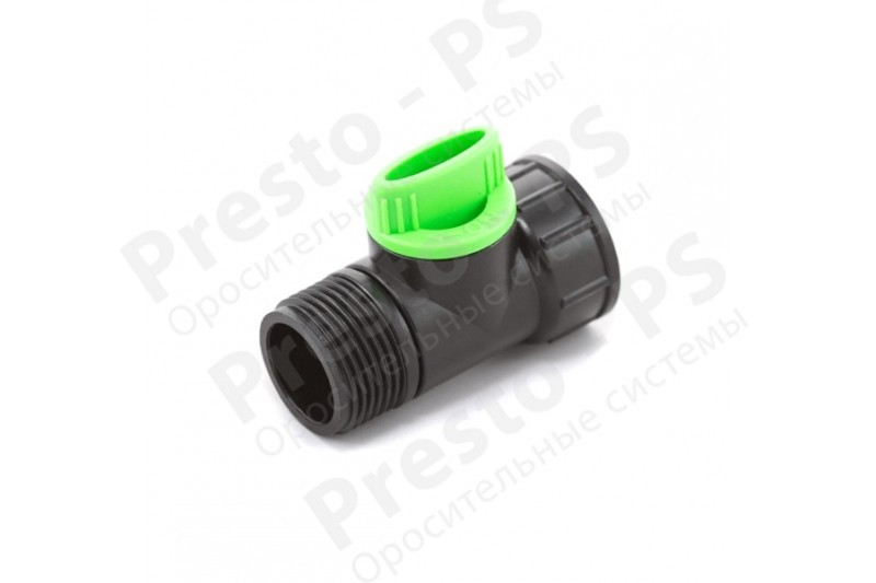 Кран кульовий Presto-PS з внутрішньою та зовнішньою різзю 3/4" (4030)