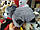 М'яка іграшка подушка Єнот 43х43 см, фото 3
