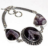 Елегантний браслет із контрастним аметистом, фото 8