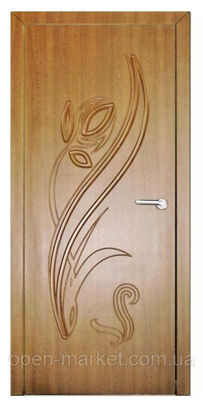 Модель Тюльпан (золотий дуб) ПГ, міжкімнатні двері, Ніколаєв