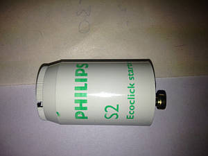 Стартер Philips S-2, для люм.ламп 4-22вт