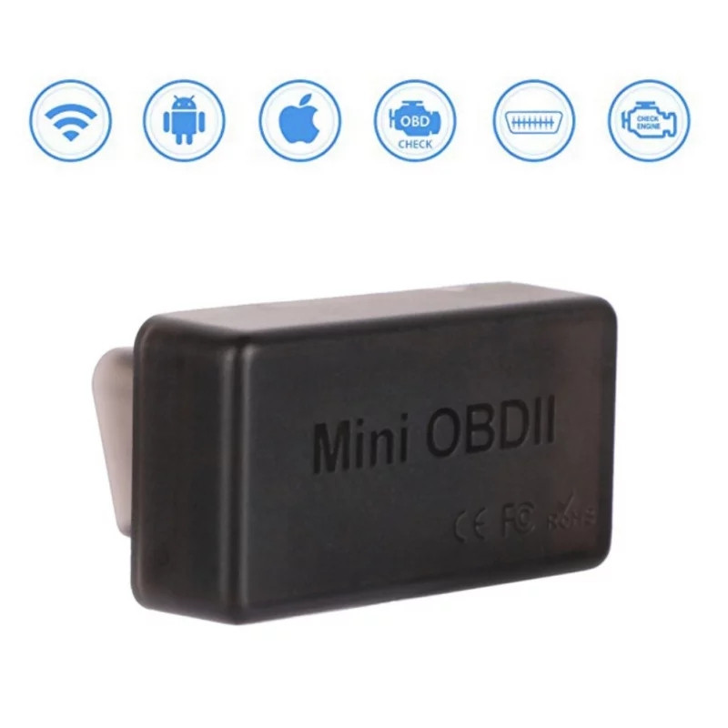 Діагностичний сканер Elm327 версія V1.5 MINI WIFI OBDII ELM-327 прошивка V1.5 Chip PIC18F25K80