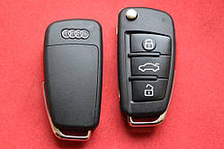 Викидний ключ Audi 3+1 кнопки Америка без електроніки