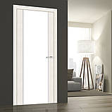 Полотно двері Cortex Gloss дуб bianco triplex молочний, фото 2