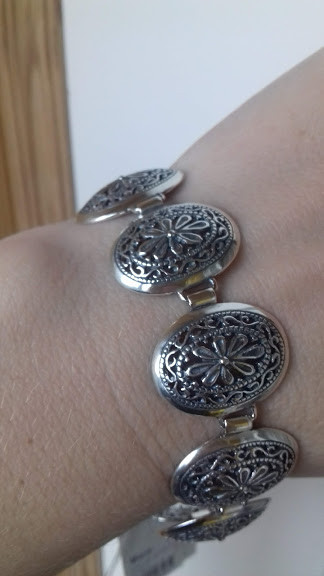 Жіночий срібний браслет без вставок, фото 1