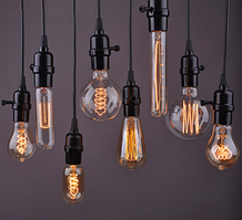 Дизайнерські лампи Едісона