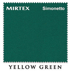 Більярдне сукно Simonetto 920 200 см Yellow Green (Mirteks)