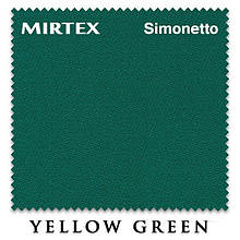 Більярдне сукно Simonetto 920 200 см Yellow Green (Mirteks)