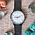 Жіночий годинник Classic steel watch чорний, жиночка-гойдалка, кварцовий жіночий годинник із кольчужним ремінцем, фото 4