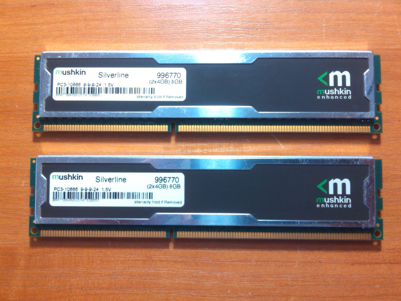 Пара Mushkin DDR3 8GB 1333MHz PC3-10666 під Intel та AMD Гарантія!