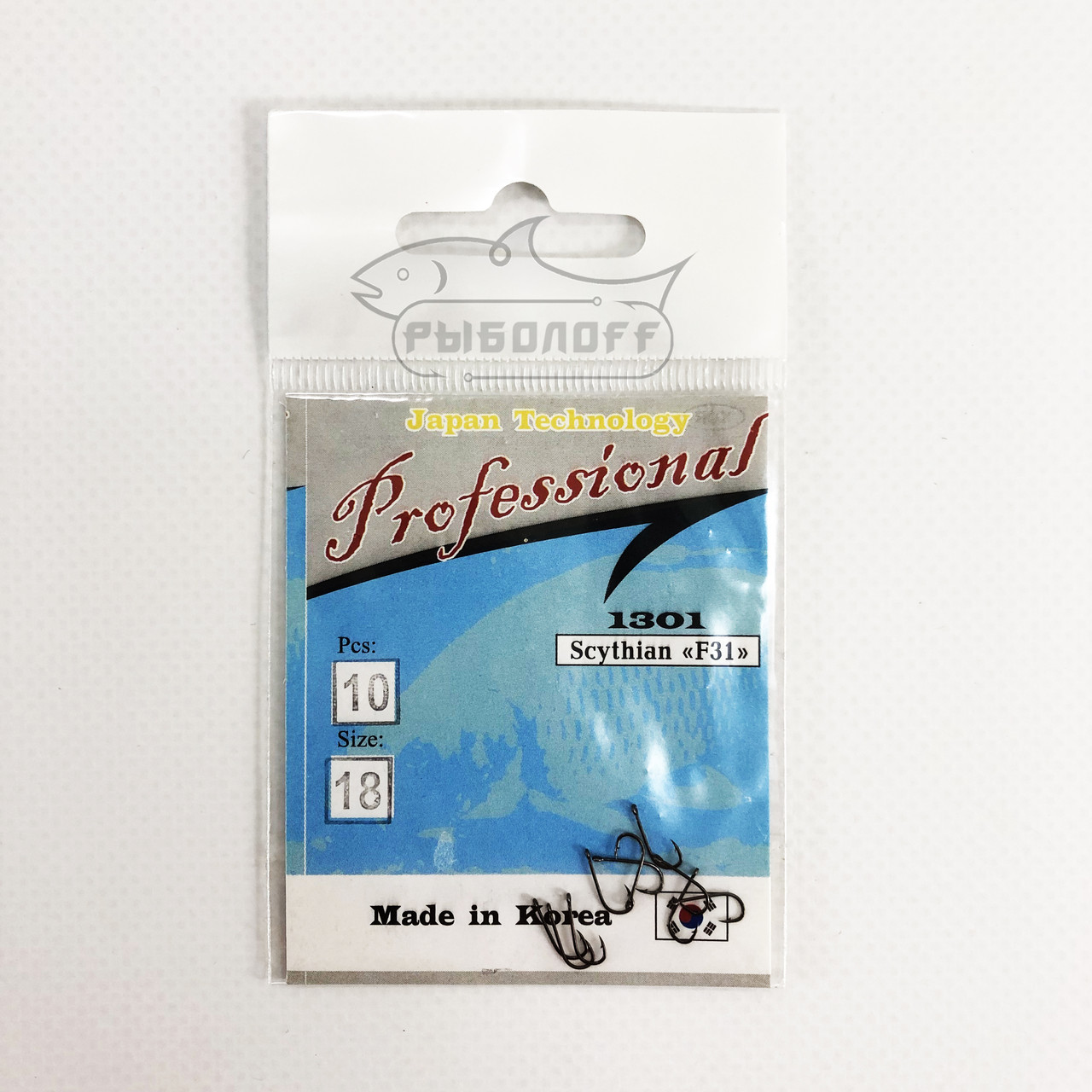 Гачки Professional 1301 розмір 18 кількість 10, фото 1