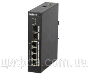 Керований POE комутатор Dahua DH-PFS4206-4P-96