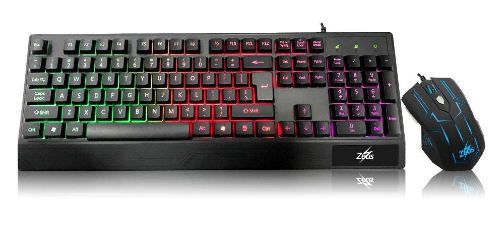 Ігрова клавіатура дротова і миша Zeus M-710