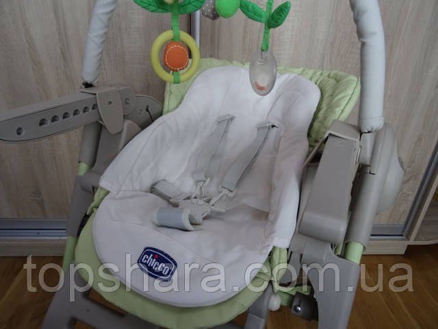 Стульчик для кормления Chicco Polly Magic 3in1 lime