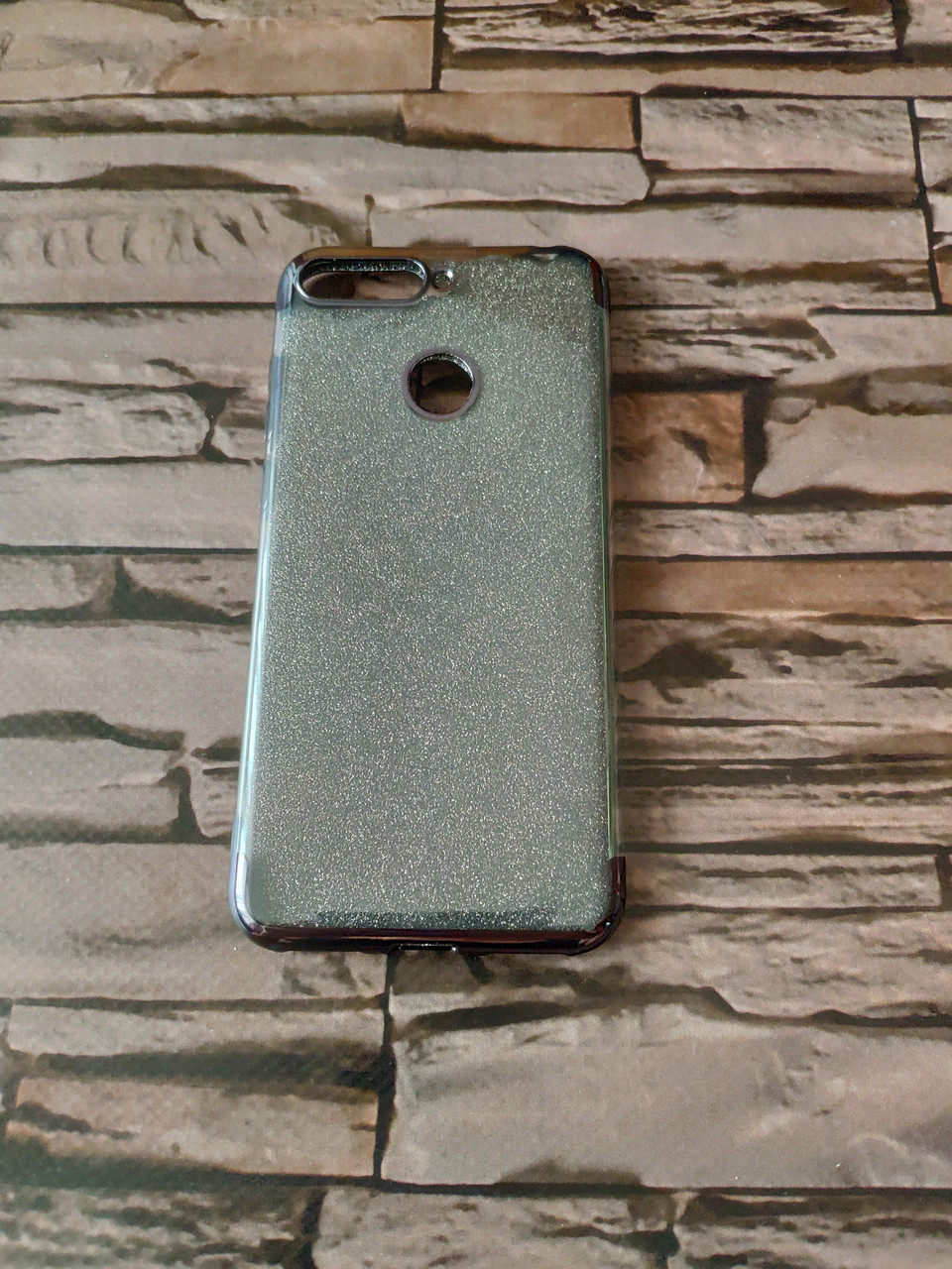 Чохол блискучий для Huawei Y6 Prime 2018 Чорний обідок