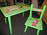 Набір дитячих меблів Столик + 2 стільчика «Маша» м 0295 КИЇВ, фото 7