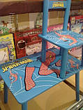 Набір дитячих меблів Столик + 2 стільчика «Людина-павук» м 0294 КИЇВ, фото 3