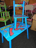 Набір дитячих меблів Столик + 2 стільчика «Людина-павук» м 0294 КИЇВ, фото 5