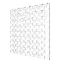 Fusion Решітка вентиляційна стельова 600х600 мм, шт