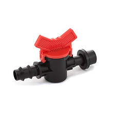 Кран стартовий з гумкою Presto-PS для трубки 16 мм (OV-0416-R)