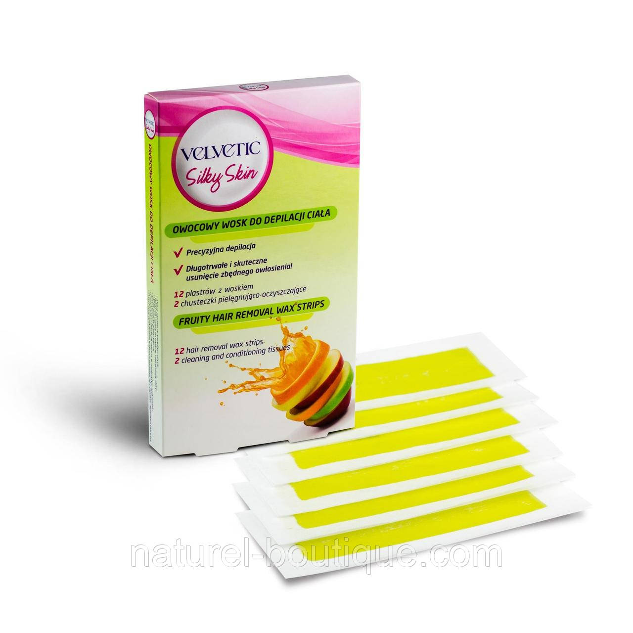 Фруктовий віск VELVETIC Silky Skin для депіляції 
тела