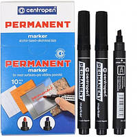 Маркер скошенный черный CENTROPEN