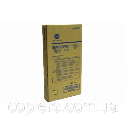 Девелопер DV614Y Konica Minolta bizhub PRESS C1060 C1060L C1070 C2060L C2070 C71hc., A3VX700, фото 1