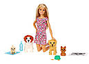 Лялька Барбі Щенячий дитячий садок Barbie Doggy Daycare FXH08, фото 2