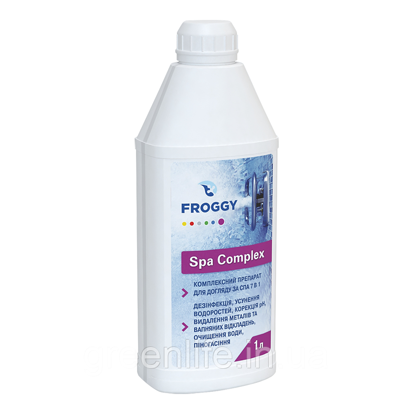 SPA COMPLEX, Froggy , комплексний препарат для догляду за водою, СПА , Фроггі, 1 л